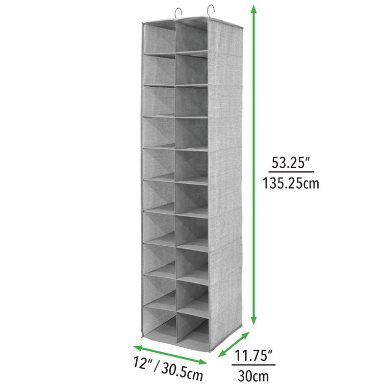 mDesign 20 Compartment Hanging Organizer Wayfair Canada